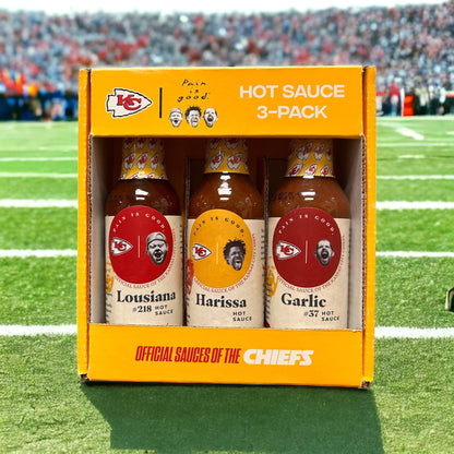 Chiefs Hot Sauce 3-pack - SHORT DATED SALE!!